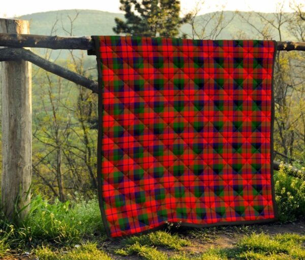 Tartanclans Premium Quilt, MacNaughton Modern Tartan Quilt - Image 4