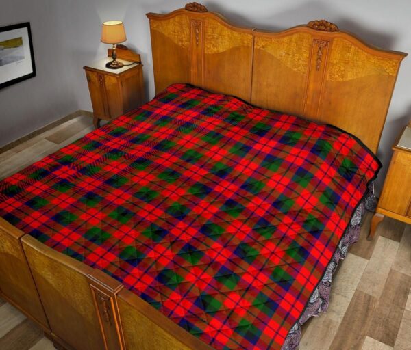 Tartanclans Premium Quilt, MacNaughton Modern Tartan Quilt - Image 10