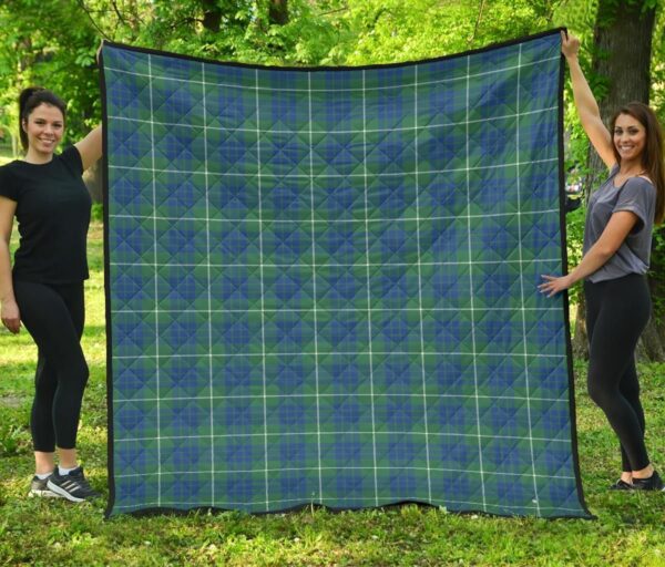 Tartanclans Premium Quilt, Hamilton Hunting Ancient Tartan Quilt