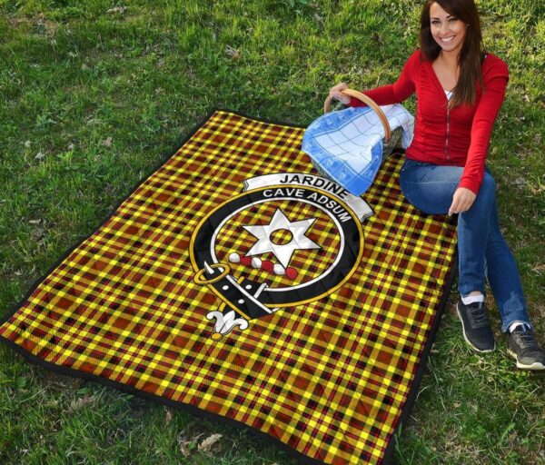 Tartanclans Premium Quilt, Jardine Tartan Quilt - Image 2