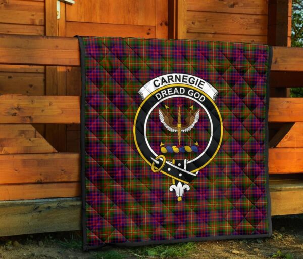 Tartanclans Premium Quilt, Carnegie Modern Tartan Quilt - Image 5