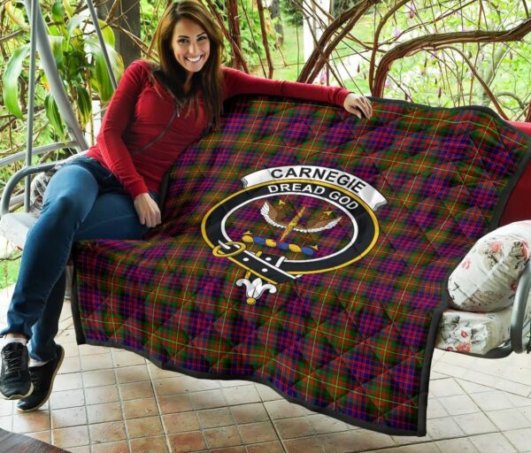 Tartanclans Premium Quilt, Carnegie Modern Tartan Quilt - Image 3