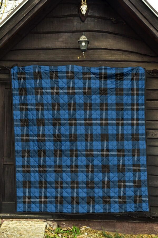 Tartanclans Premium Quilt, Ramsay Blue Ancient Tartan Quilt - Image 4