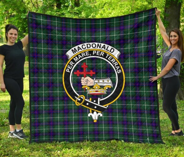 Tartanclans Premium Quilt, MacDonald of the Isles Hunting Modern Tartan Quilt