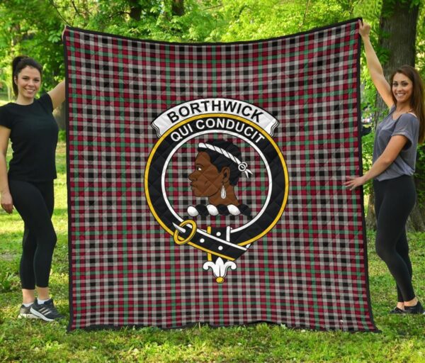 Tartanclans Premium Quilt, Borthwick Ancient Tartan Quilt