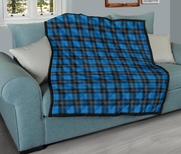 Tartanclans Premium Quilt, Ramsay Blue Ancient Tartan Quilt - Image 9