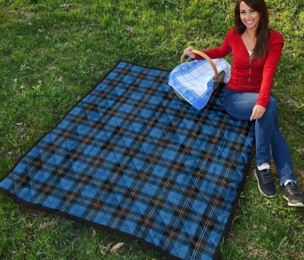 Tartanclans Premium Quilt, Ramsay Blue Ancient Tartan Quilt - Image 5