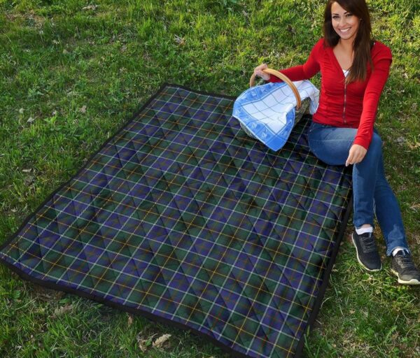 Tartanclans Premium Quilt, MacInnes Modern Tartan Quilt - Image 2