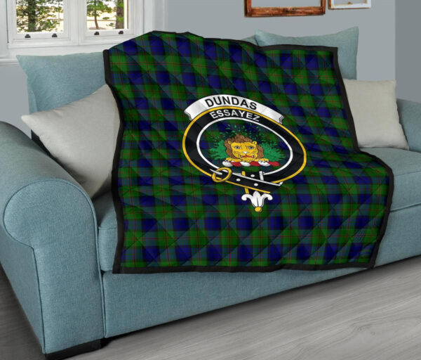 Tartanclans Premium Quilt, Dundas Modern Tartan Quilt - Image 9