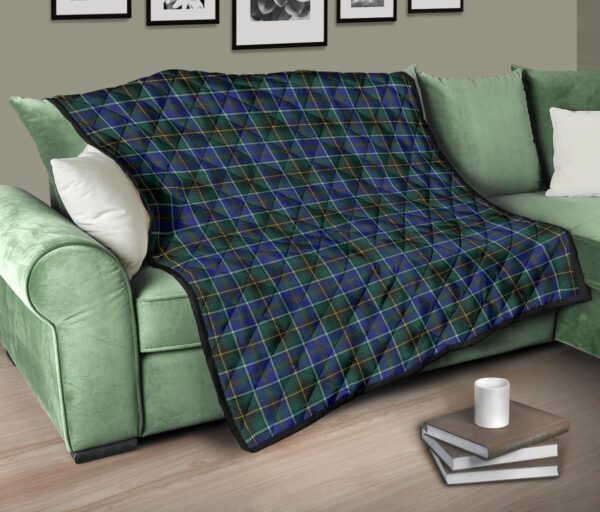 Tartanclans Premium Quilt, MacInnes Modern Tartan Quilt - Image 8