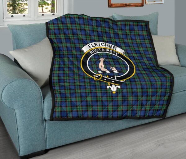 Tartanclans Premium Quilt, Fletcher Ancient Tartan Quilt - Image 9