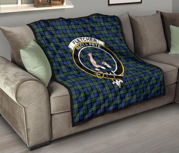 Tartanclans Premium Quilt, Fletcher Ancient Tartan Quilt - Image 6