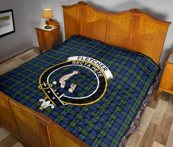 Tartanclans Premium Quilt, Fletcher Ancient Tartan Quilt - Image 10