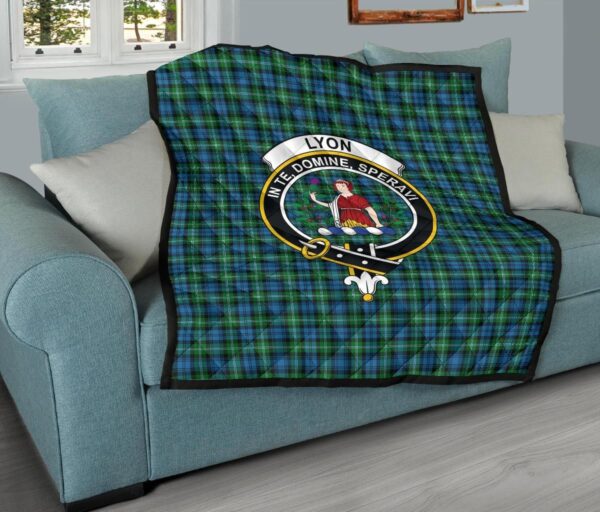 Tartanclans Premium Quilt, Lyon Clan Tartan Quilt - Image 9