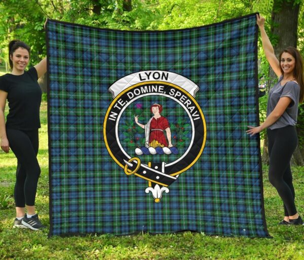 Tartanclans Premium Quilt, Lyon Clan Tartan Quilt