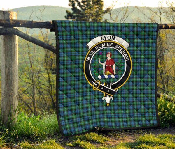 Tartanclans Premium Quilt, Lyon Clan Tartan Quilt - Image 4