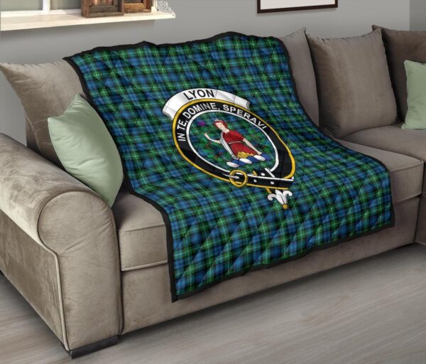 Tartanclans Premium Quilt, Lyon Clan Tartan Quilt - Image 6