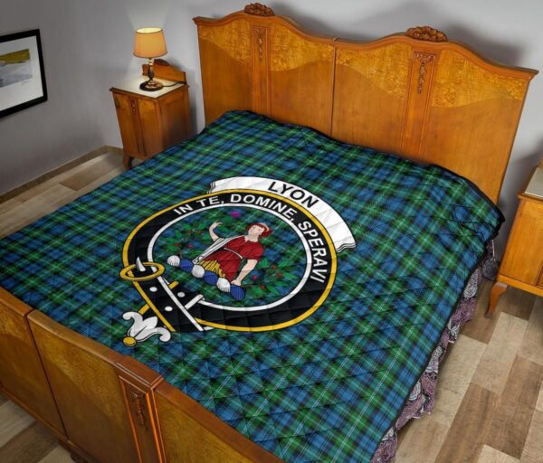 Tartanclans Premium Quilt, Lyon Clan Tartan Quilt - Image 10