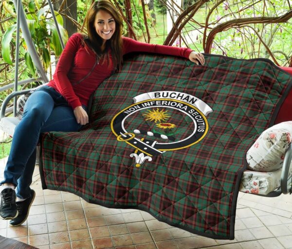 Tartanclans Premium Quilt, Buchan Ancient Tartan Quilt - Image 3