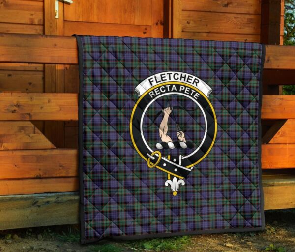 Tartanclans Premium Quilt, Fletcher Modern Tartan Quilt - Image 5