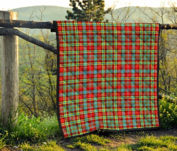 Tartanclans Premium Quilt, Ogilvie Tartan Quilt - Image 4