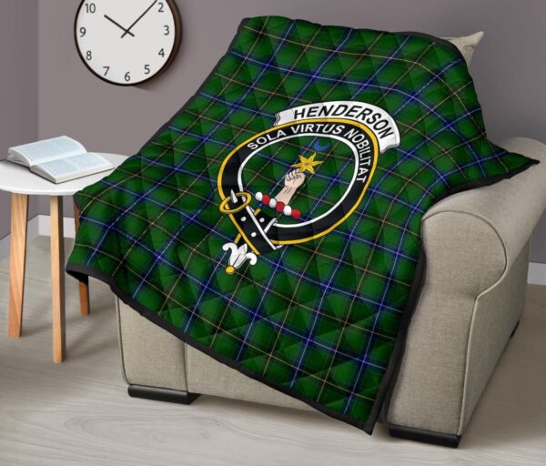 Tartanclans Premium Quilt, Henderson Modern Tartan Quilt - Image 7