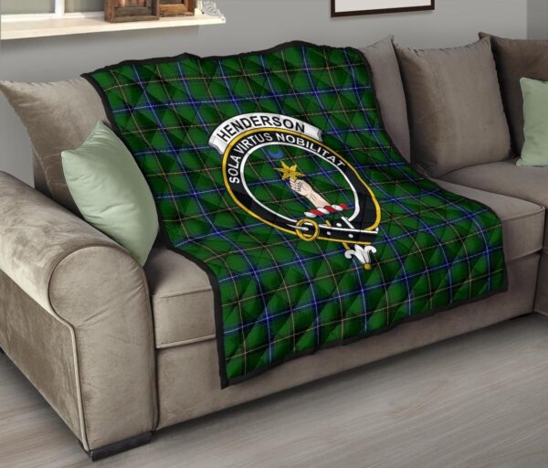 Tartanclans Premium Quilt, Henderson Modern Tartan Quilt - Image 2