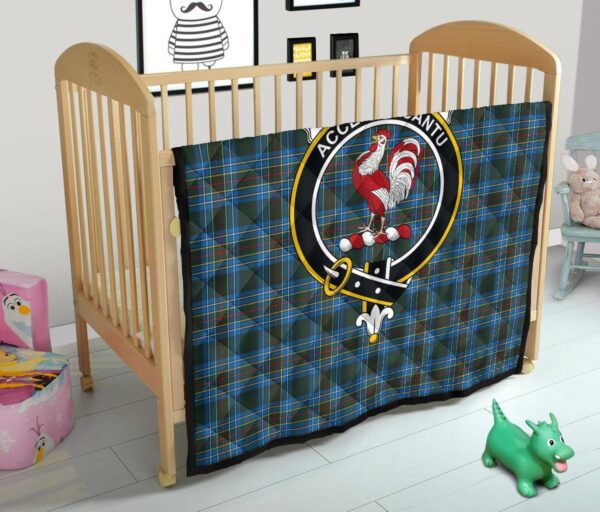 Tartanclans Premium Quilt, Cockburn Modern Tartan Quilt - Image 11