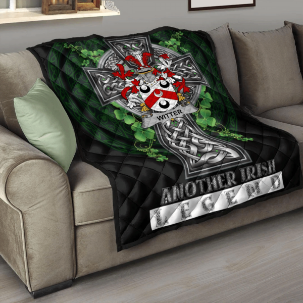 Witter Irish Family Crest Premium Quilt - Irish Legend - Image 3