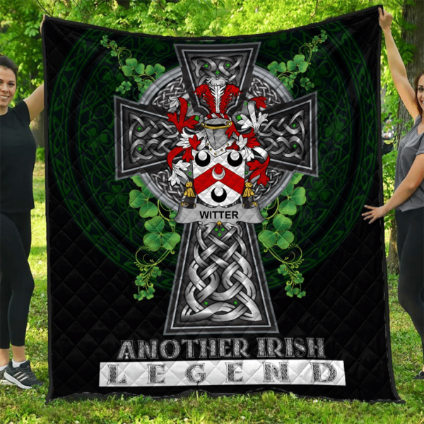 Witter Irish Family Crest Premium Quilt - Irish Legend