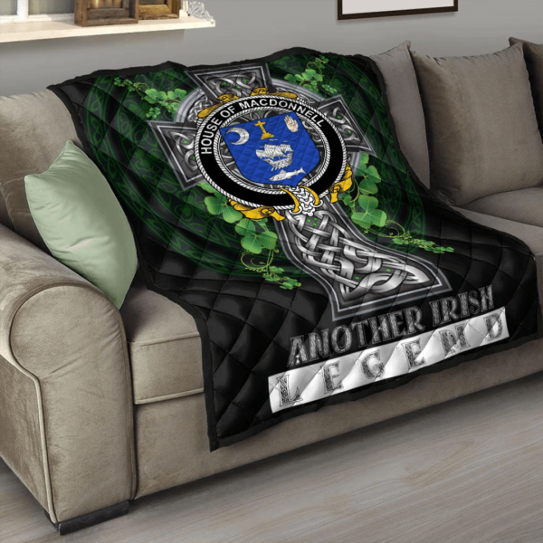 House of MACDONNELL (Clare and Connacht) Irish Family Crest Premium Quilt - Irish Legend - Image 3