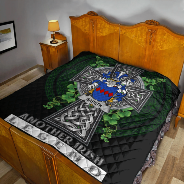 Bareth Irish Family Crest Premium Quilt - Irish Legend - Image 2