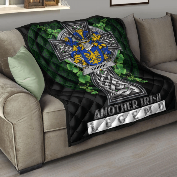 Dunne Irish Family Crest Premium Quilt - Irish Legend - Image 3