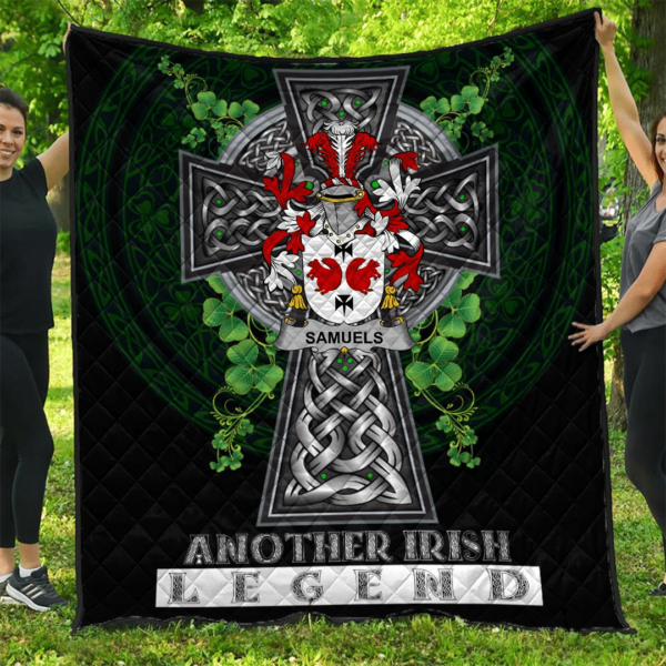 Samuels Irish Family Crest Premium Quilt - Irish Legend