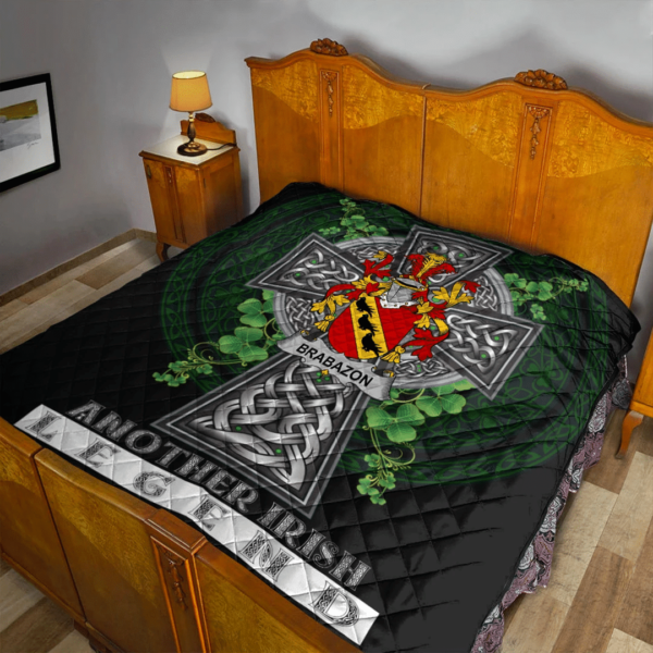 Brabazon Irish Family Crest Premium Quilt - Irish Legend - Image 2