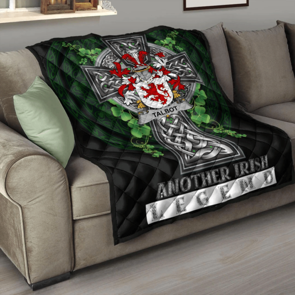 Talbot Irish Family Crest Premium Quilt - Irish Legend - Image 3