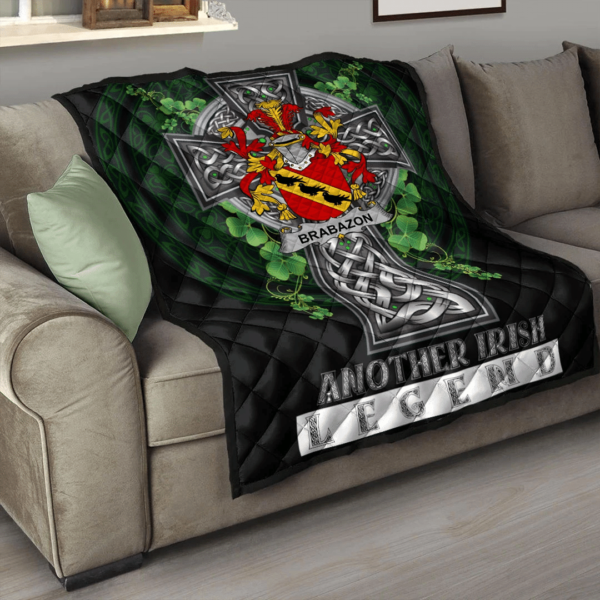 Brabazon Irish Family Crest Premium Quilt - Irish Legend - Image 3