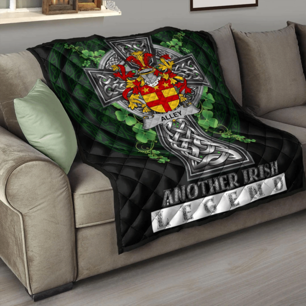 Alley Irish Family Crest Premium Quilt - Irish Legend - Image 3