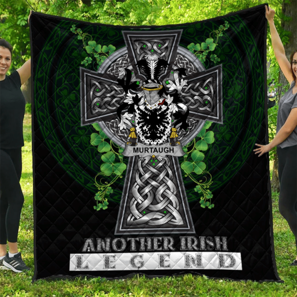 Murtaugh Irish Family Crest Premium Quilt - Irish Legend