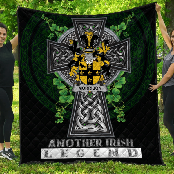 Morrison Irish Family Crest Premium Quilt - Irish Legend