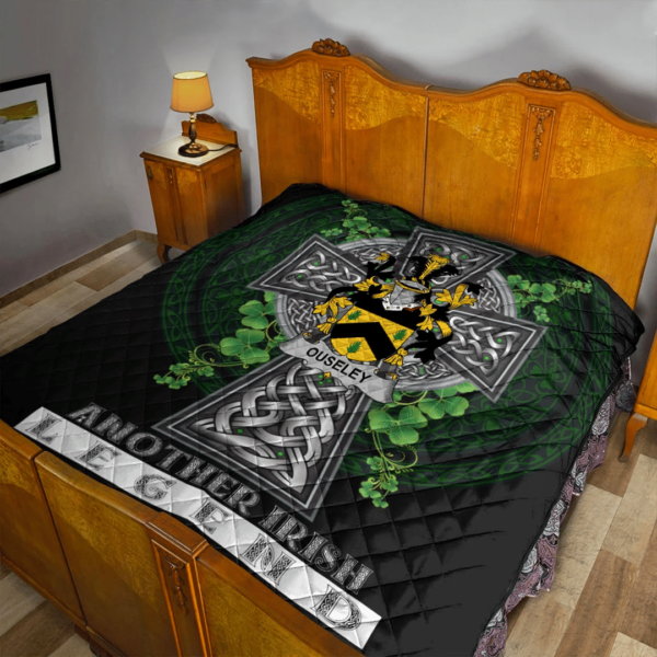 Ouseley Irish Family Crest Premium Quilt - Irish Legend - Image 2