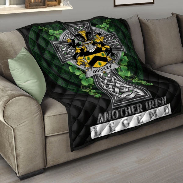 Ouseley Irish Family Crest Premium Quilt - Irish Legend - Image 3