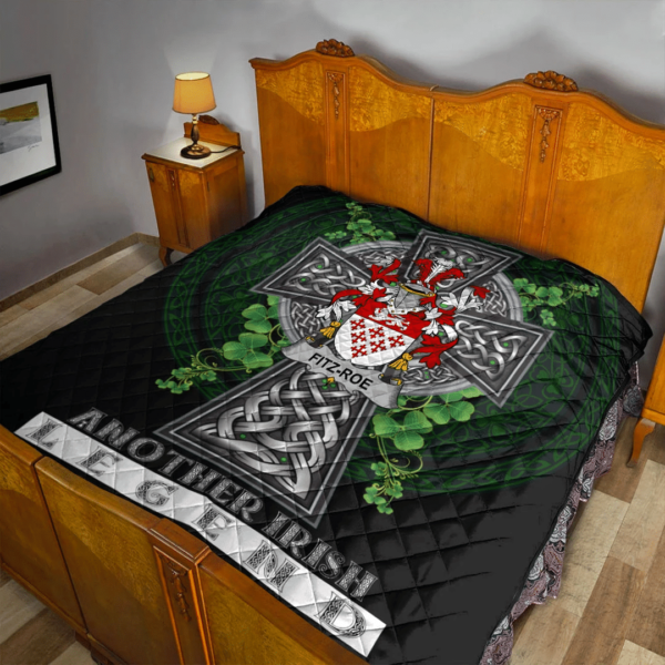 Fitz-Roe Irish Family Crest Premium Quilt - Irish Legend - Image 2