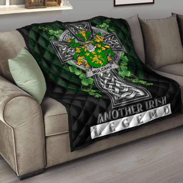 Mulcahy or O'Mulcahy Irish Family Crest Premium Quilt - Irish Legend - Image 3