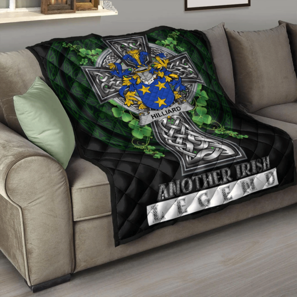 Hilliard Irish Family Crest Premium Quilt - Irish Legend - Image 3