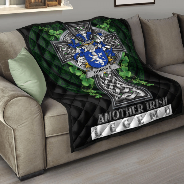 Domvile Irish Family Crest Premium Quilt - Irish Legend - Image 3