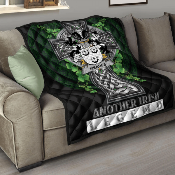 Meares Irish Family Crest Premium Quilt - Irish Legend - Image 3