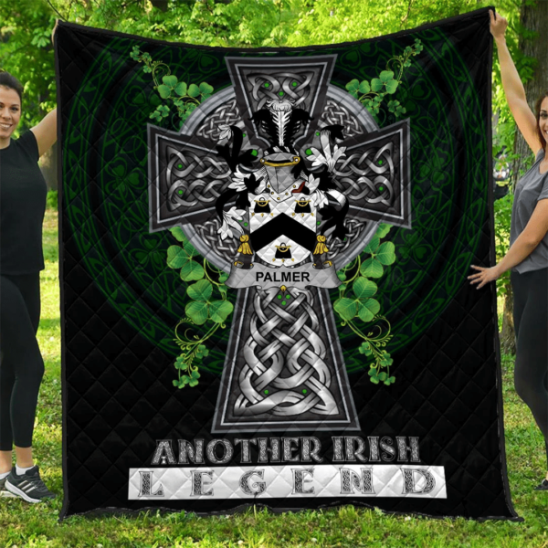 Palmer Irish Family Crest Premium Quilt - Irish Legend