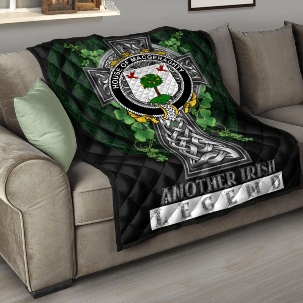 House of MACGERAGHTY Irish Family Crest Premium Quilt - Irish Legend - Image 3