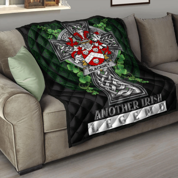 Blackney Irish Family Crest Premium Quilt - Irish Legend - Image 3